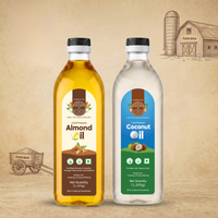 Health & Wellness Combo(1L Cold Pressed Coconut Oil + 1L Cold Pressed Almond Oil)