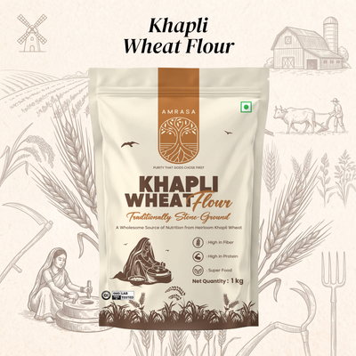Khapli Stone-Grounded Wheat