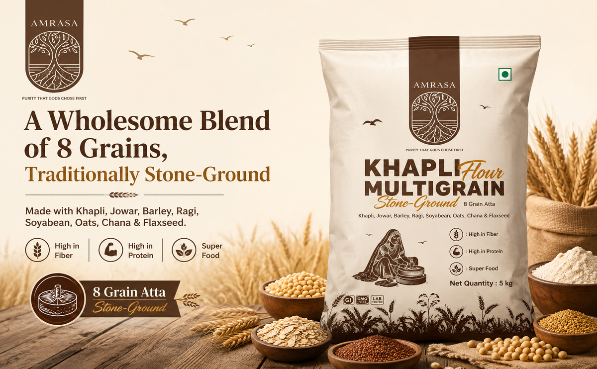 Khapli Multigrain Stone-Grounded Flour
