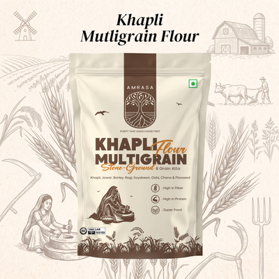 Khapli Multigrain Stone-Grounded Flour
