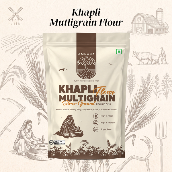 Khapli Multigrain Stone-Grounded Flour