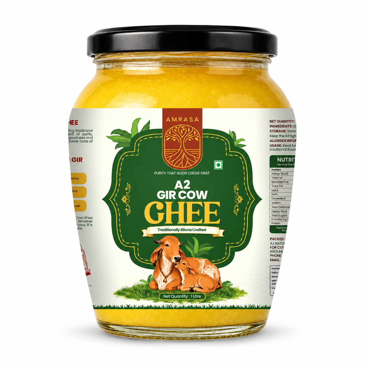 A2 GIR BILONA COW GHEE