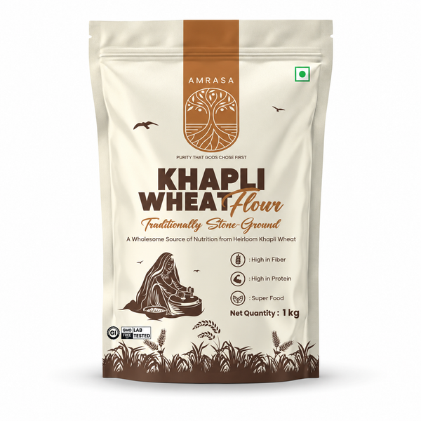 Khapli Stone-Grounded Wheat Flour