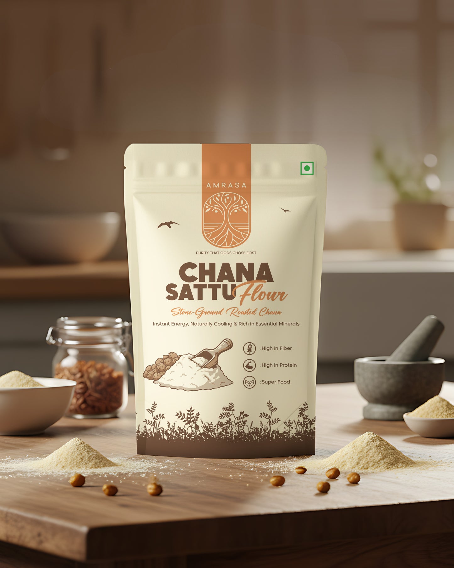 Roasted Channa Sattu Flour
