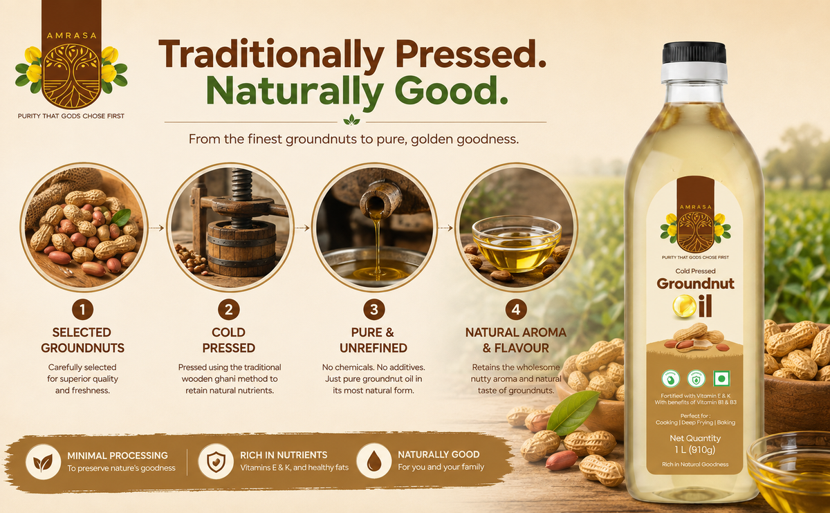 Cold Pressed Ground Nut Oil
