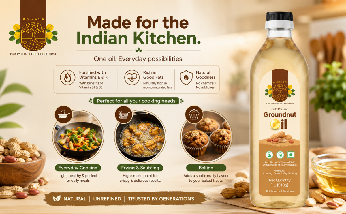 Cold Pressed Ground Nut Oil