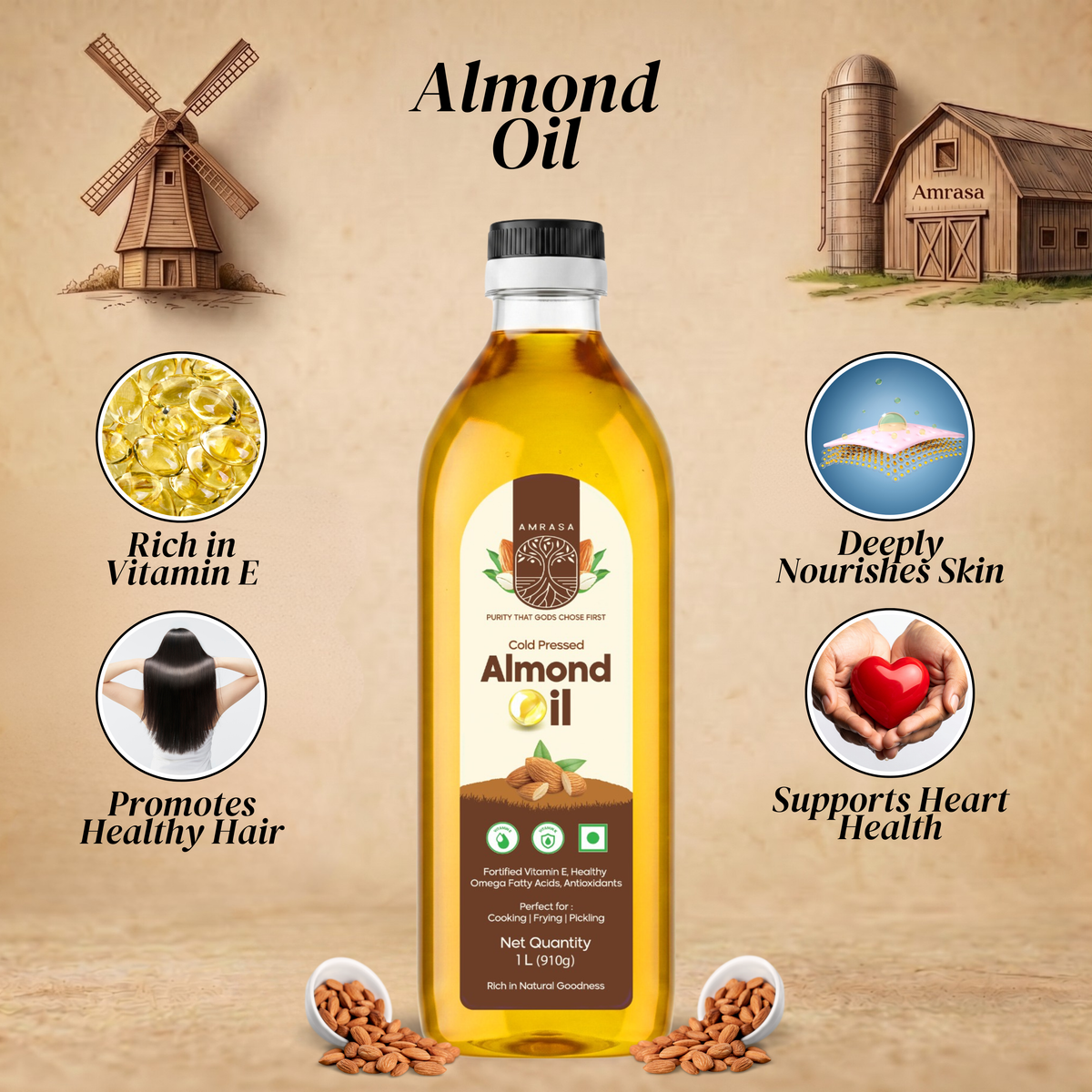 Cold Pressed Almond Oil