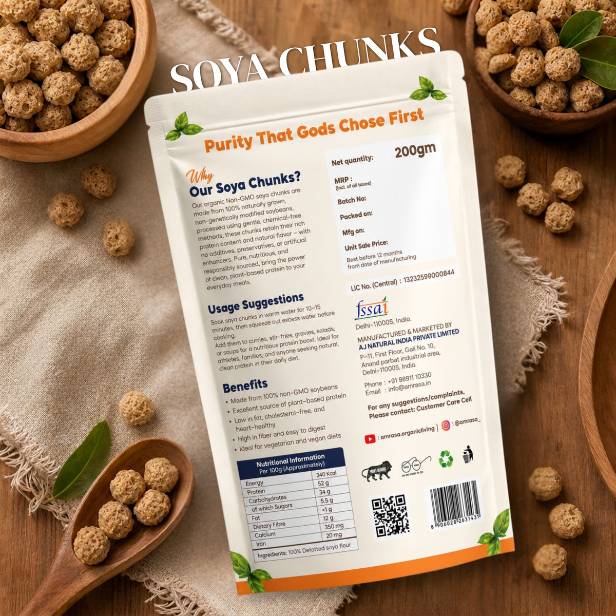 High Protein Soya Chunks