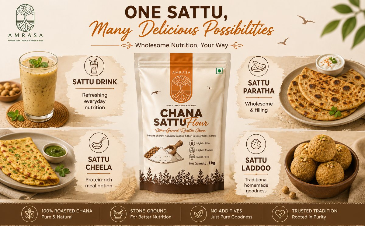 Roasted Channa Sattu Flour