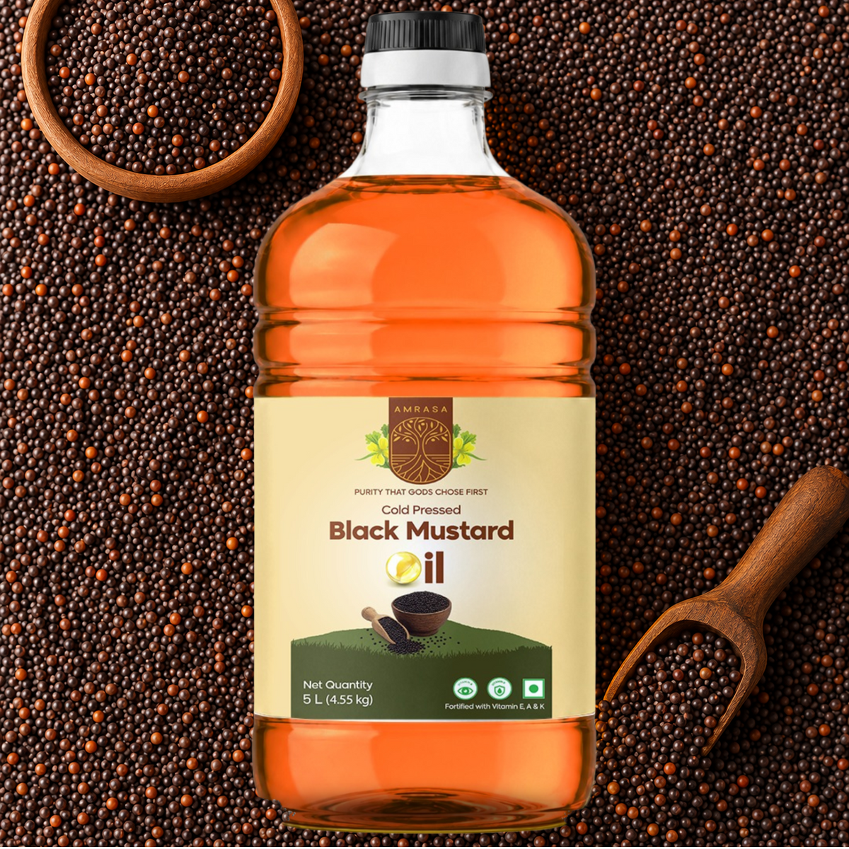 Cold Pressed Black Mustard Oil