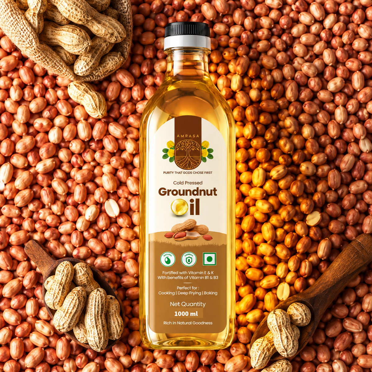 Cold Pressed Ground Nut Oil