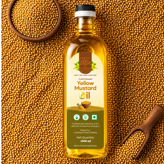 Cold Pressed Yellow Mustard Oil