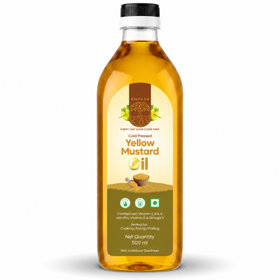 Cold Pressed Yellow Mustard Oil