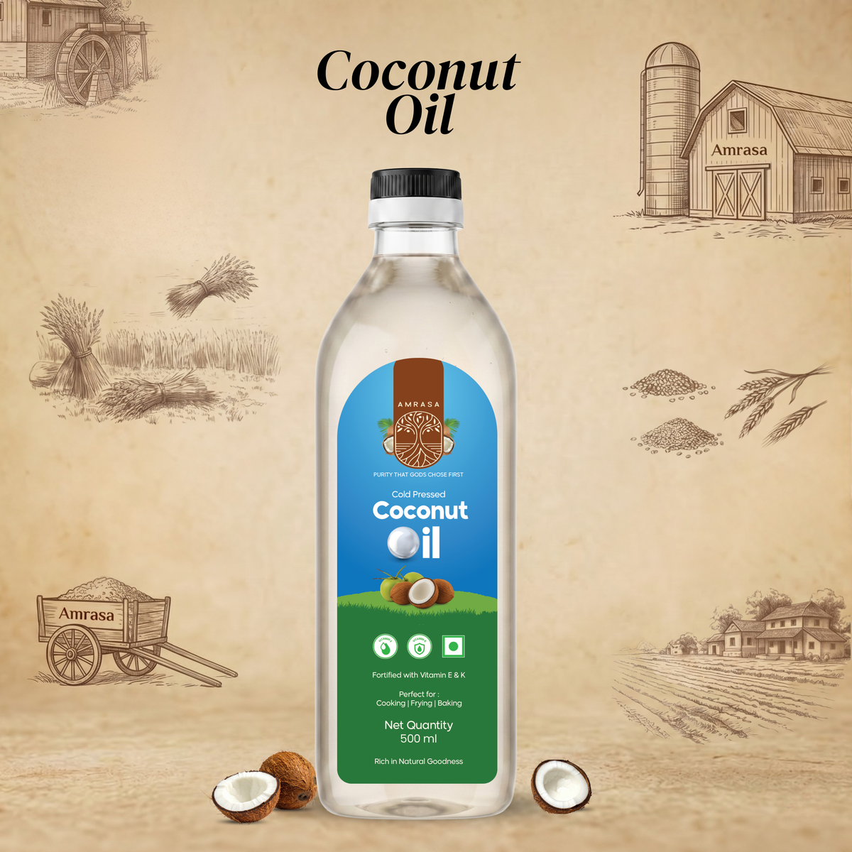 Cold Pressed Filtered Coconut Oil