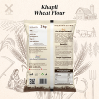 Khapli Stone-Grounded Wheat Flour