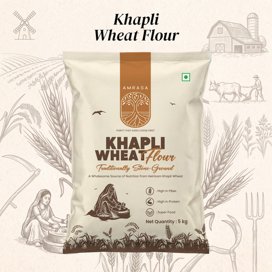Khapli Stone-Grounded Wheat Flour 5 KG