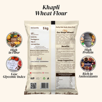Khapli Stone-Grounded Wheat Flour 5 KG