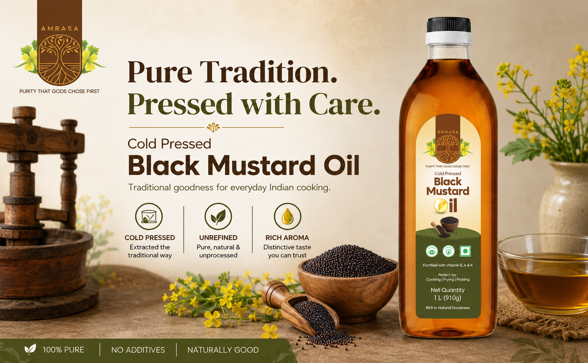 Cold Pressed Black Mustard Oil