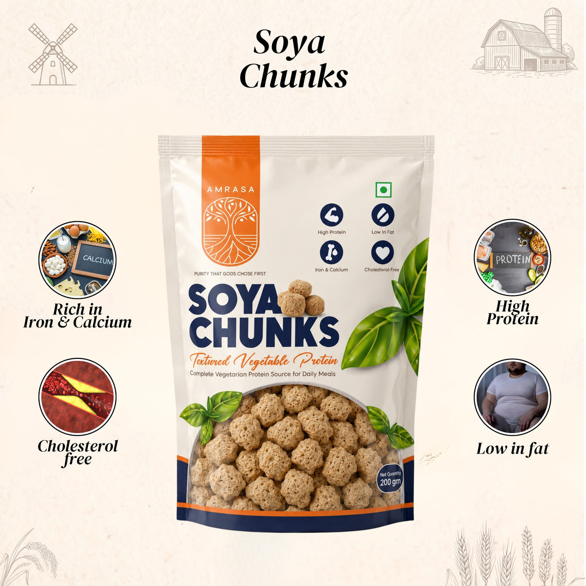 High Protein Soya Chunks
