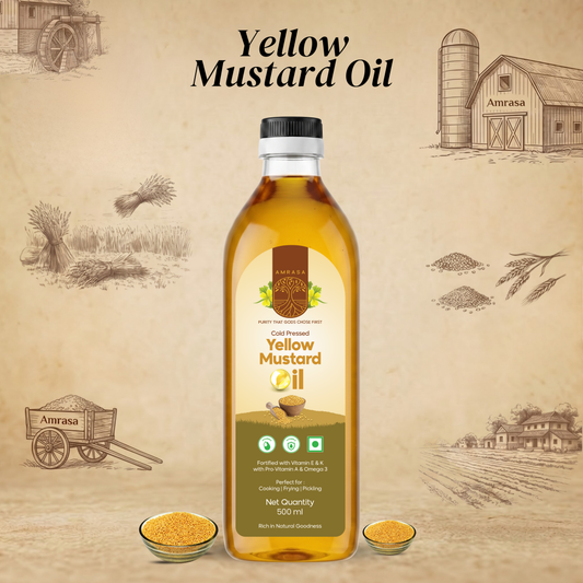 Cold Pressed Yellow Mustard Oil