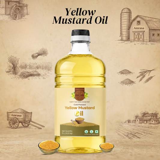 Cold Pressed Yellow Mustard Oil 5 Litres